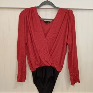 Red Polka Dot Bodysuit